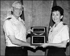 Capt Agres and Gen Babbitt