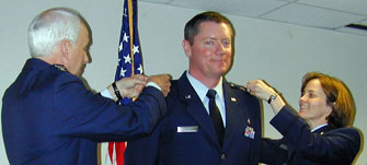 LtCol Rob Shull at promotion