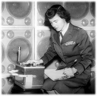 Lt Col Elizabeth Guild at work